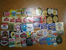 50 verschiedene  Bieretiketten Afrika