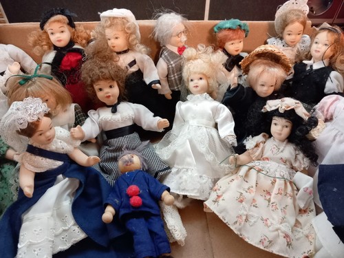 Porzellan puppen sammlung - 18+porzellan, puppen-sammlung