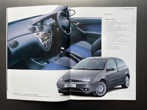 Ford focus 2002 prospekt - ford, st