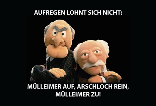 Blechschild 20x30 muppet - blechschild,,