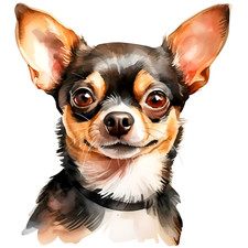 Chihuahua Auto Aufkleber 9X9