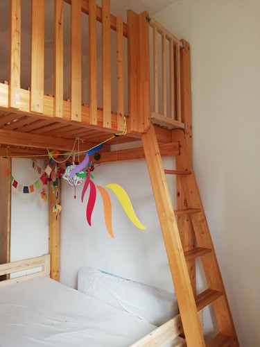 Hochbett bio naturholz - hochbett,
