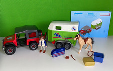 PLAYMOBIL - 4189 - Geländewagen mit Pferdeanhänger TOP ZUSTAND