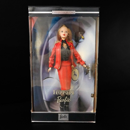 Ferrari barbie mattel puppe - ferrari,