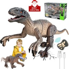 Ferngesteuerter T-Rex Dinosaurier (grau), Interaktives Dinosaurier Spielzeug