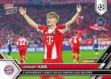 Topps NOW UCL 25/26 - Card 038 - Lennart Karl - Bayern München - RC - Rookie