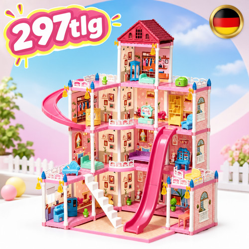 Puppenhaus etagen villa mit - puppenhaus,
