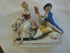 Schäfergruppe Schäfer Hirte Frau Liebespaar Schaf Lamm Porzellan