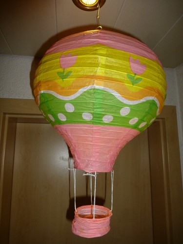 Deko heißluftballon lampion - deko, heißluftballon,