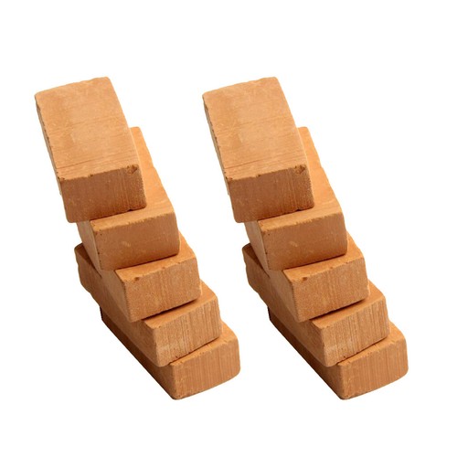 Stück ziegelrot mittel - 10,