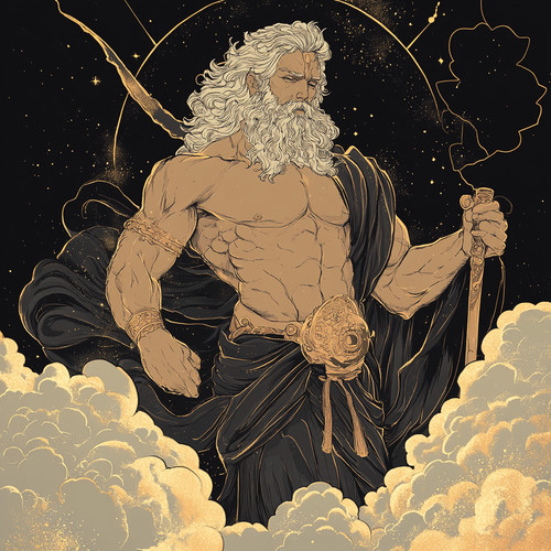 Wandtattoo aufkleber zeus gott - wandtattoo,