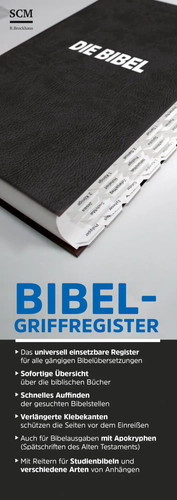 Bibel griffregister schwarz - bibel-griffregister, |