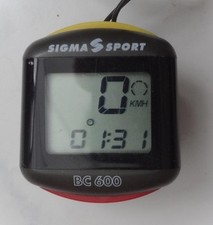 Fahrradcomputer  SIGMA SPORT BC 600 neue Batterie Radtacho