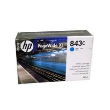 HP Druckerpatrone Nr. 843C Cyan C1Q66A 400ml PageWide XL 4000 4500 5000 2024