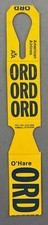 AMERICAN AIRLINES ORD CHICAGO O'HARE AIRLINE TASCHENANHÄNGER GEPÄCK GEPÄCKETIKETT