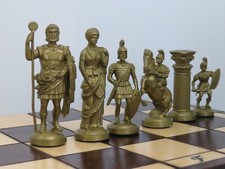 Schach Schachspiel SPARTAN Schachbrett 49 x 49 cm KH 100 mm