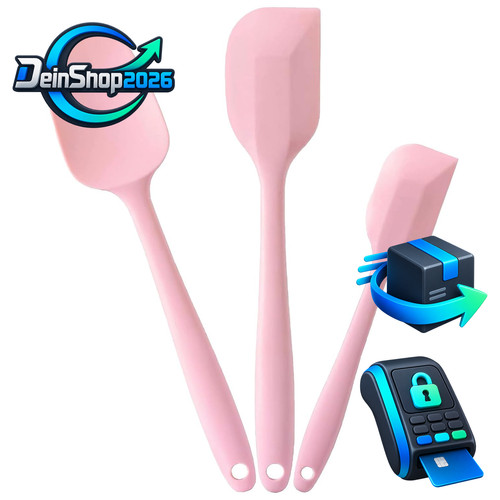 Teigschaber silikon set - silikon,