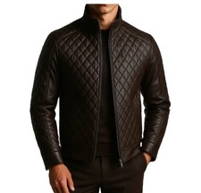 Neu Braune Herren Echte