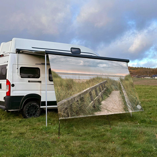 Textil sonnensegel strandweg - sonnensegel,