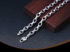 B21 Ankerkette 6-Wort-Mantra Vajra Symbol 8 mm 50 - 80 cm 925 Sterling Silber