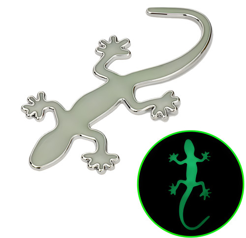 Metall auto aufkleber gecko - 3d,