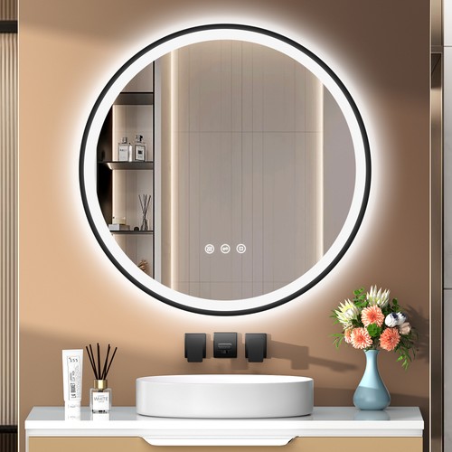 Led badspiegel rund 80cm - led,