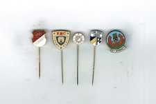 alte Anstecknadel Konvolut Fußball Eishockey u.a. Berlin Thüringen  5 Stück j