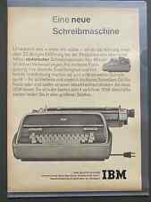 IBM Schreibmaschine Internationale Büromaschine Original 1959 Vintage Ad Werbung