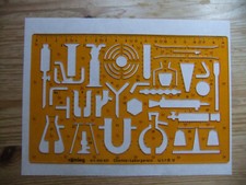 Rotring Zeichenschablone Chemie-Laborgeräte