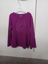 Langarmshirt für Mädchen in der Größe 116 von Trigema