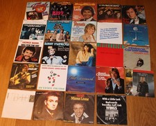 Paket Set Konvolut 24x 7" Vinyl Schallplatten Singles
