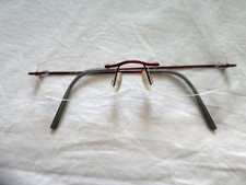 Brillengestell Why not rot rahmenlos neuwertig 5030 47 18 135 Metall