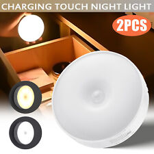 2 X LED Nachtlicht mit Bewegungsmelder Sensor Batterie Treppenlicht Wandleuchte