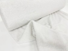 Weiß Silber Glitzer Fell Stoff Stretch Super Weich Metallic Shaggy Fell/ Fleece