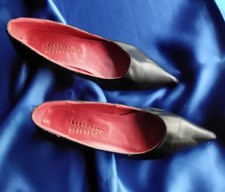 Absolut sexy Pumps.Kleiner Absatz. Schwarz. Echtes Leder.Viel Getragen. Gr 38