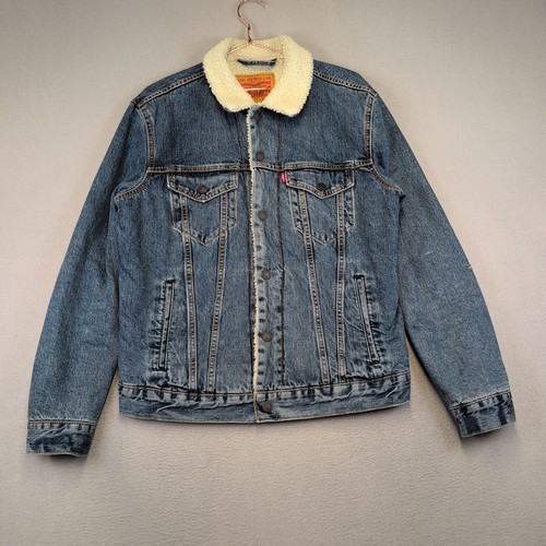 Levi sherpa denim trucker - levi's,