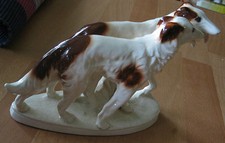 Kleine Art Deco Barsoi Keramik