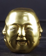 4 Gesichter Messing 4