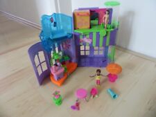 Polly Pocket Puppen - Polly´s Cafe, Bar, Boutice und Friseursalon mit 2 Puppen