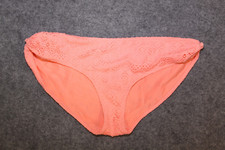 BIKINI UNTERTEIL SLIP GRÖSSE 40 ORANGE OBERSTOFF WIE SPITZE H&M