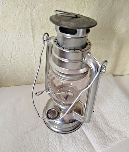 Petroleumlampe silber - petroleumlampe.,