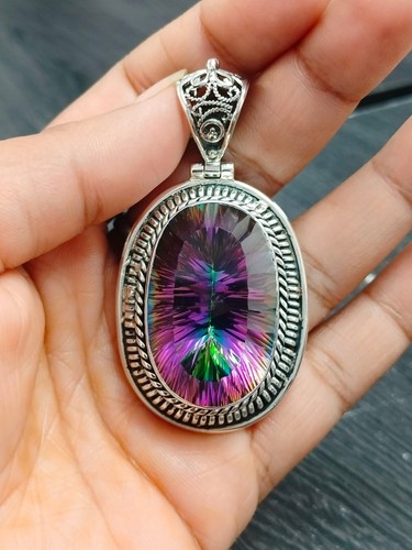 Riesiger ovaler mystic - mystic, topas