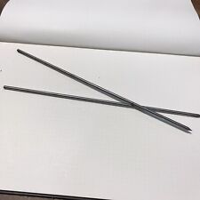 2 Stück Reststück Silberstahl Ø 3,8 etwa 250 mm lg. ( 054 )