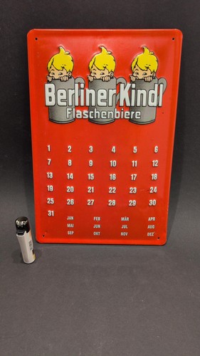 Berliner kindl blechschild - berliner,