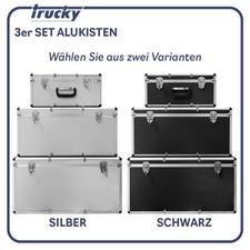 Aluminium 3 Set Boxen Alubox