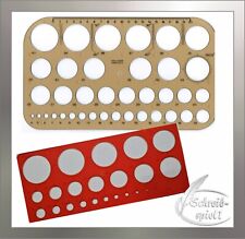 2 Stück Lochkreisschablone