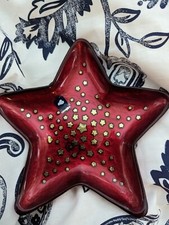 Glasteller Kuchenteller Stern