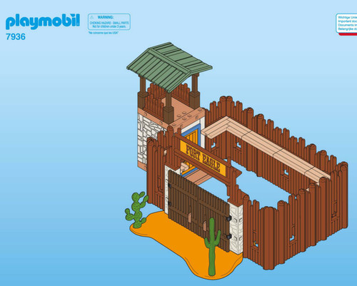 Playmobil 7936 fort - playmobil, adler