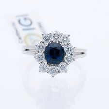 Ring Diamanten Saphir 2,25 ct