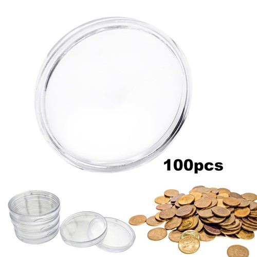 100x münzdosen münzkapseln - 100x,
